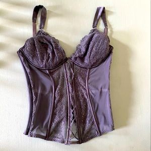 Victoria’s Secret corset. Size 36 D. Blue/Gray